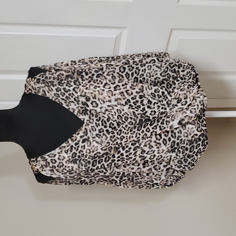 Leopard Print Blouse